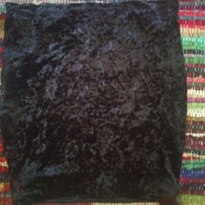 Black Velvet H&M Pencil Skirt